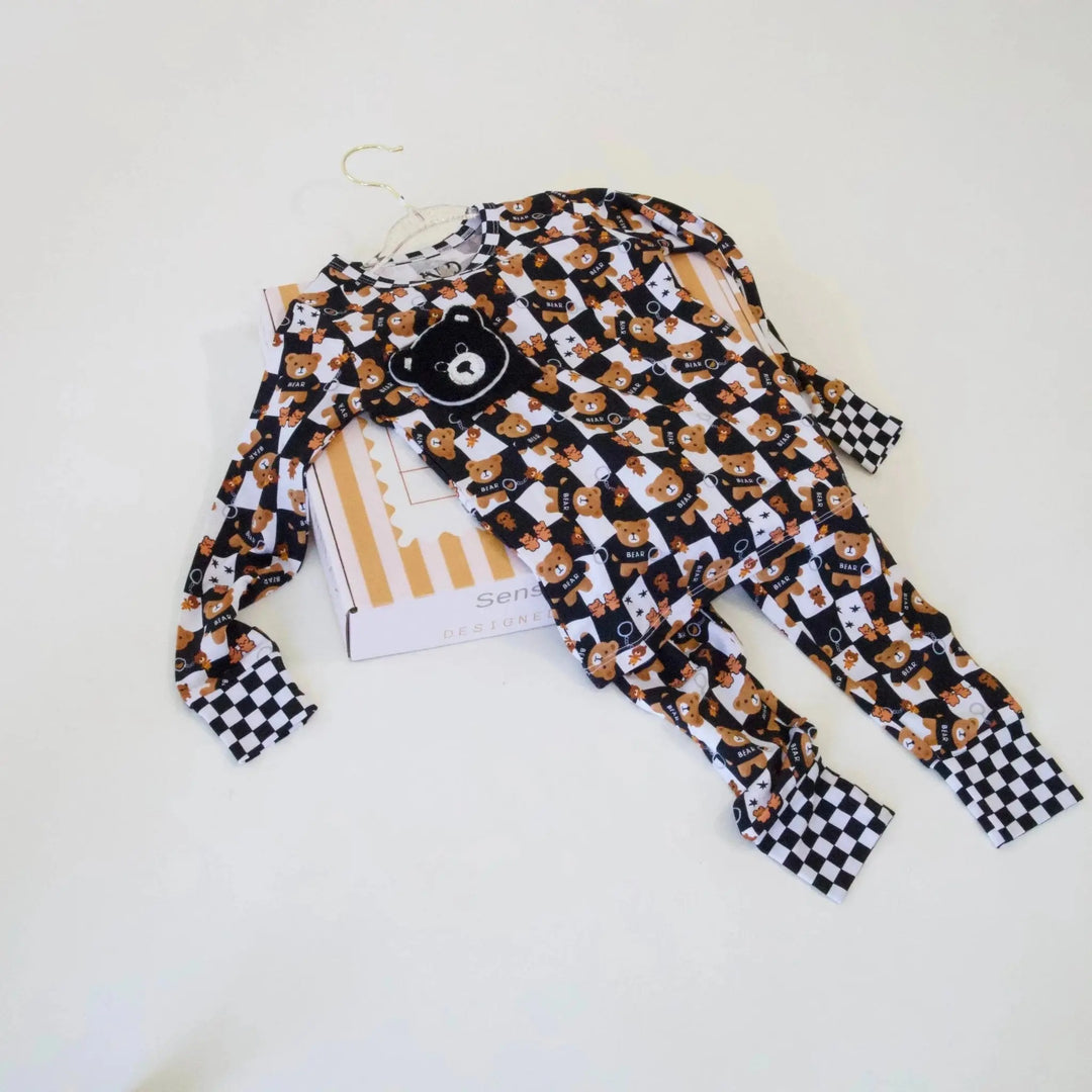 My Dear Teddy Bamboo Pajama Set | Sensory-Friendly | Nik&DELLE Nik&DELLE