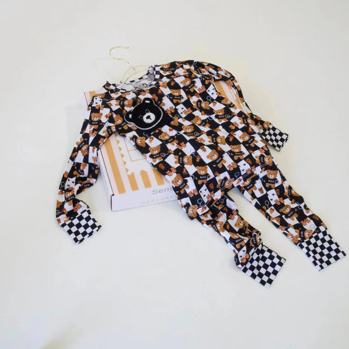 My Dear Teddy Bamboo Pajama Set | Sensory-Friendly | Nik&DELLE Nik&DELLE