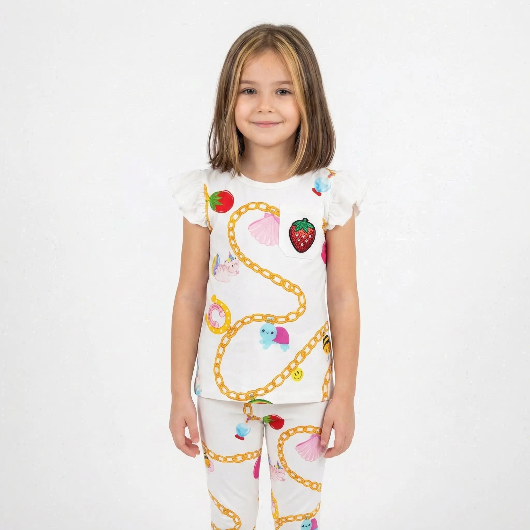 Little Charmer Bamboo Pajama Set - Pre Order in Pale Yellow