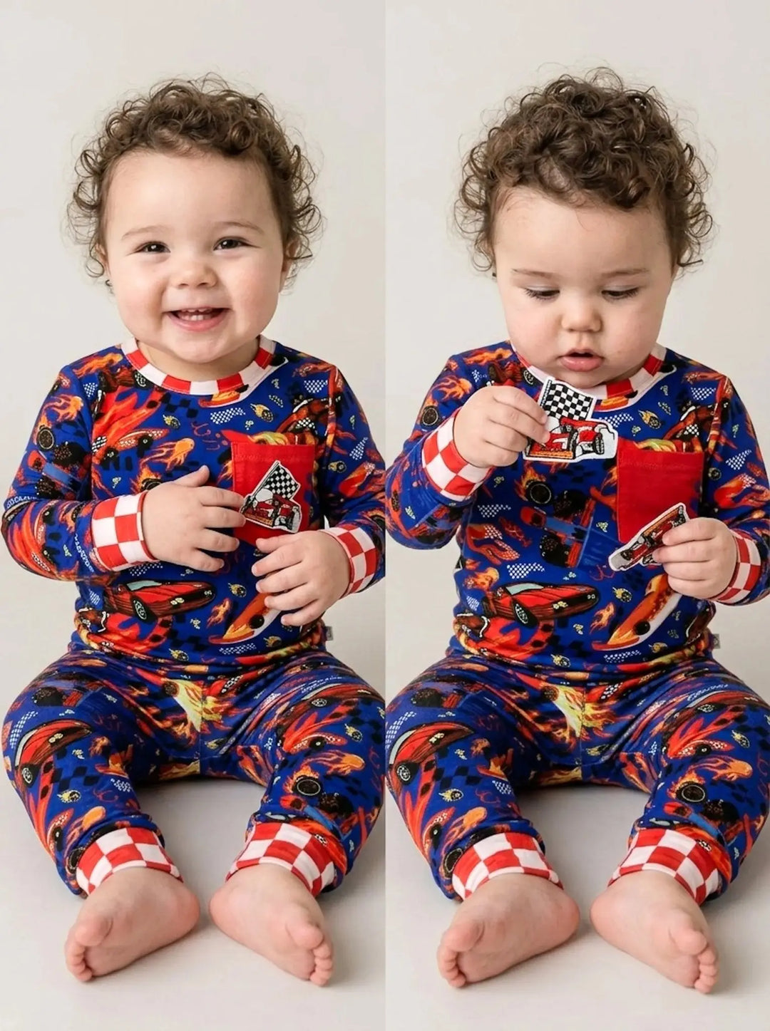 Bamboo Two Piece set | Little Racer - Nik&DELLE