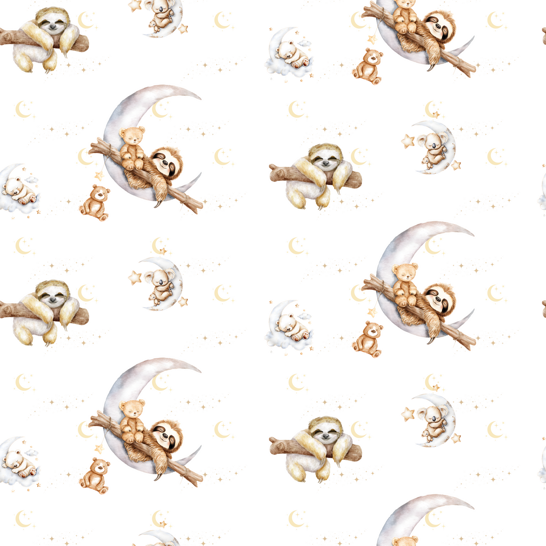 Snoozy Sloth Convertible Bamboo Zipper Pajama