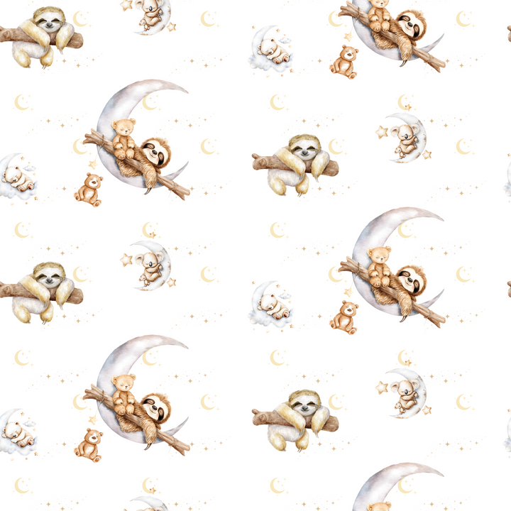Snoozy Sloth Convertible Bamboo Zipper Pajama