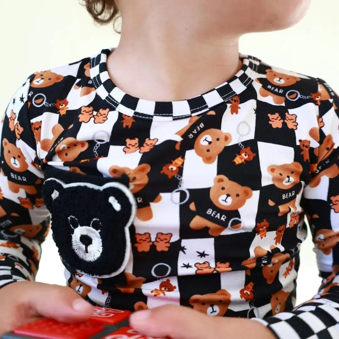My Dear Teddy Bamboo Pajama Set | Sensory - Friendly | Nik&DELLE - Nik&DELLE