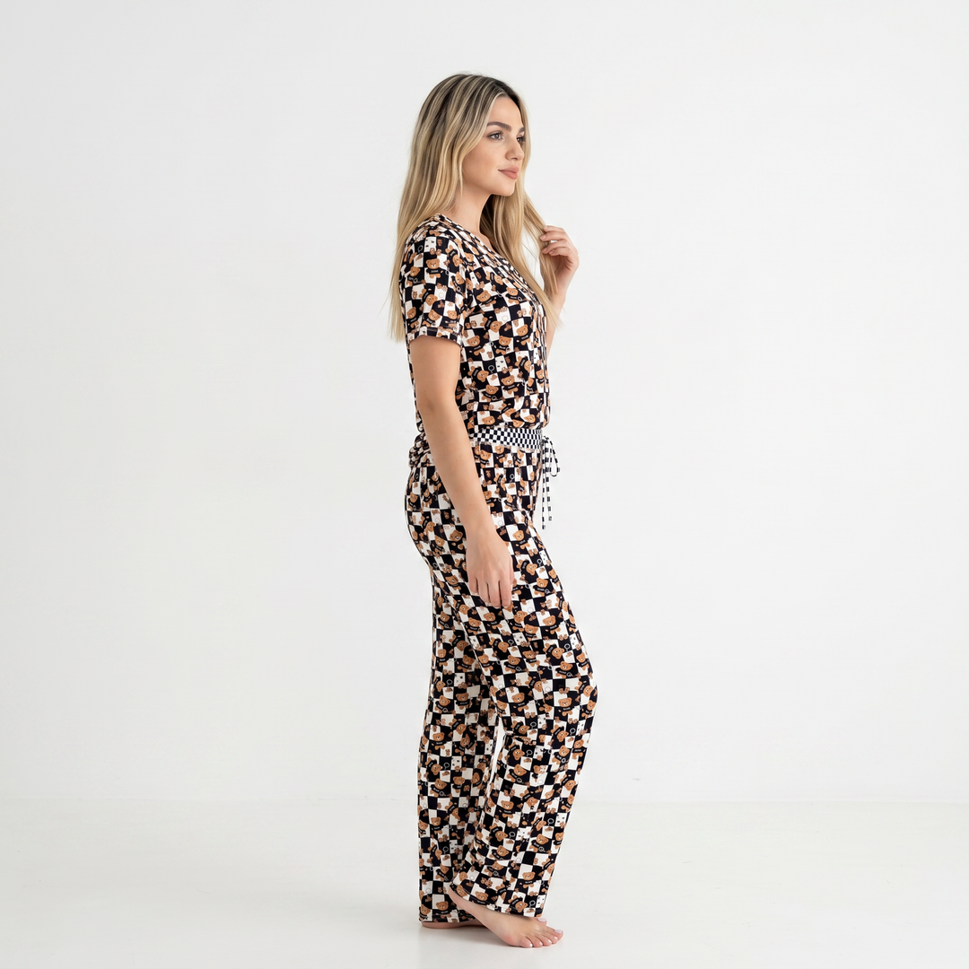 My Dear Teddy Women bamboo pajama set | Matching Pajamas | Nik&DELLE