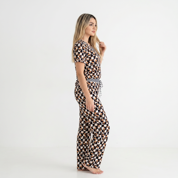 My Dear Teddy Women bamboo pajama set | Matching Pajamas | Nik&DELLE