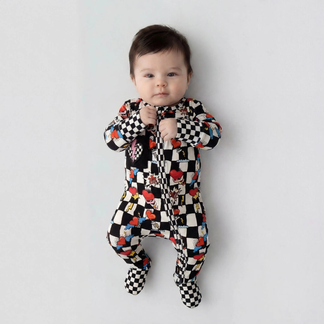 Electric Heart Convertible Romper | Nik and DELLE Nik&DELLE