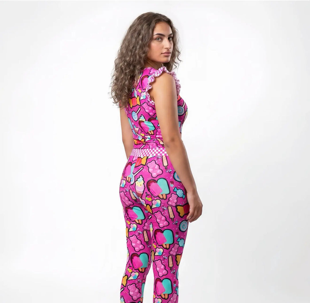 Candy shop
Women’s Ruffle Top Two Piece Set Nik and DELLE