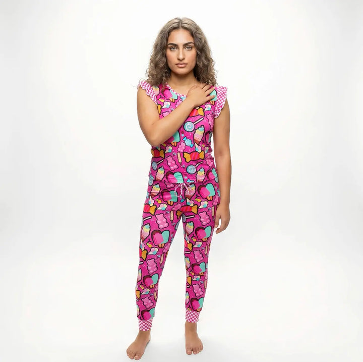 Candy shop
Women’s Ruffle Top Two Piece Set Nik and DELLE
