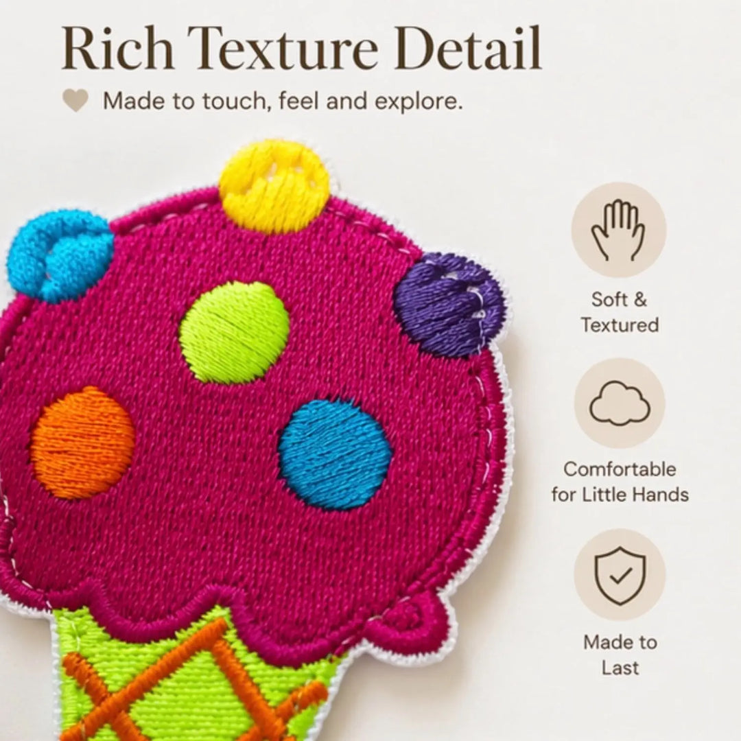 Sweet Sprinkle Cone Patch - Nik&DELLE