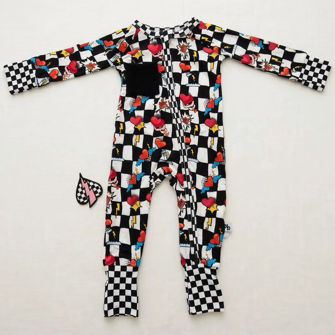 Electric Heart Convertible Romper | Nik and DELLE Nik&DELLE