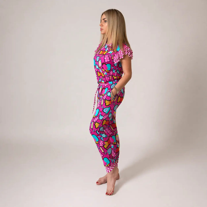 Candy shop
Women’s Ruffle Top Two Piece Set Nik and DELLE