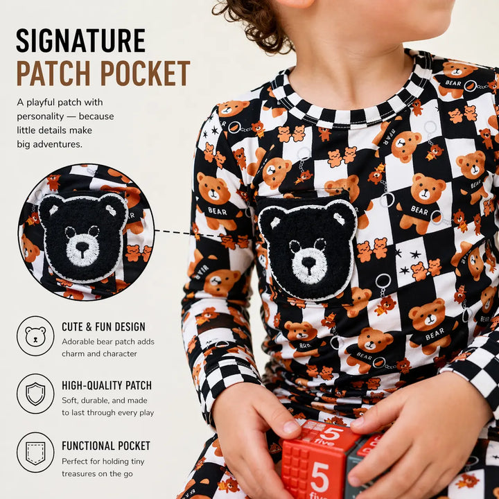 My Dear Teddy Bamboo Pajama Set | Sensory-Friendly | Nik&DELLE Nik&DELLE