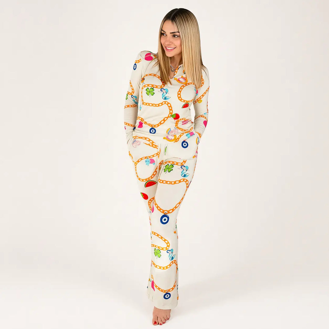 Pre-order Little Charmer Women’s Bamboo Pajama Set | Matching Loungewear Nik and DELLE