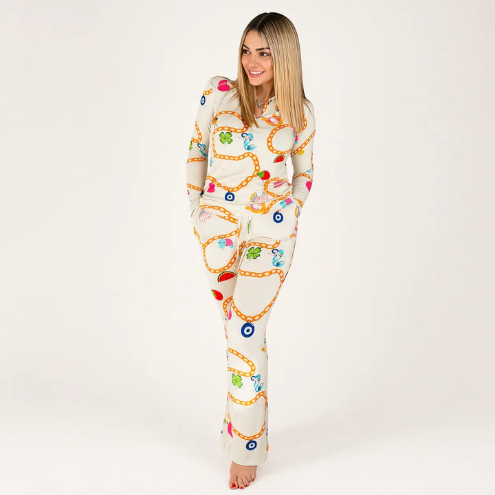Pre-order Little Charmer Women’s Bamboo Pajama Set | Matching Loungewear Nik and DELLE