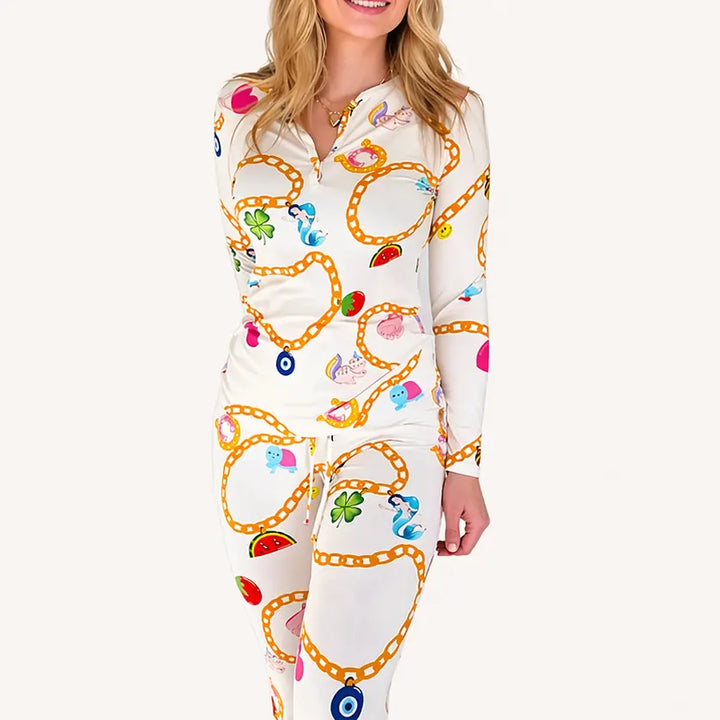 Pre-order Little Charmer Women’s Bamboo Pajama Set | Matching Loungewear Nik and DELLE