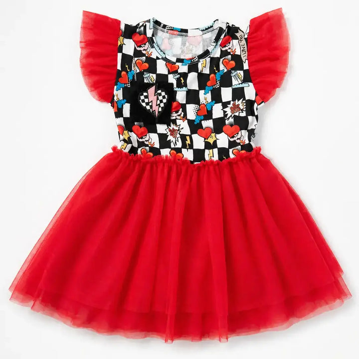 Electric Heart Tulle Bamboo Dress | Nik&DELLE Nik&DELLE