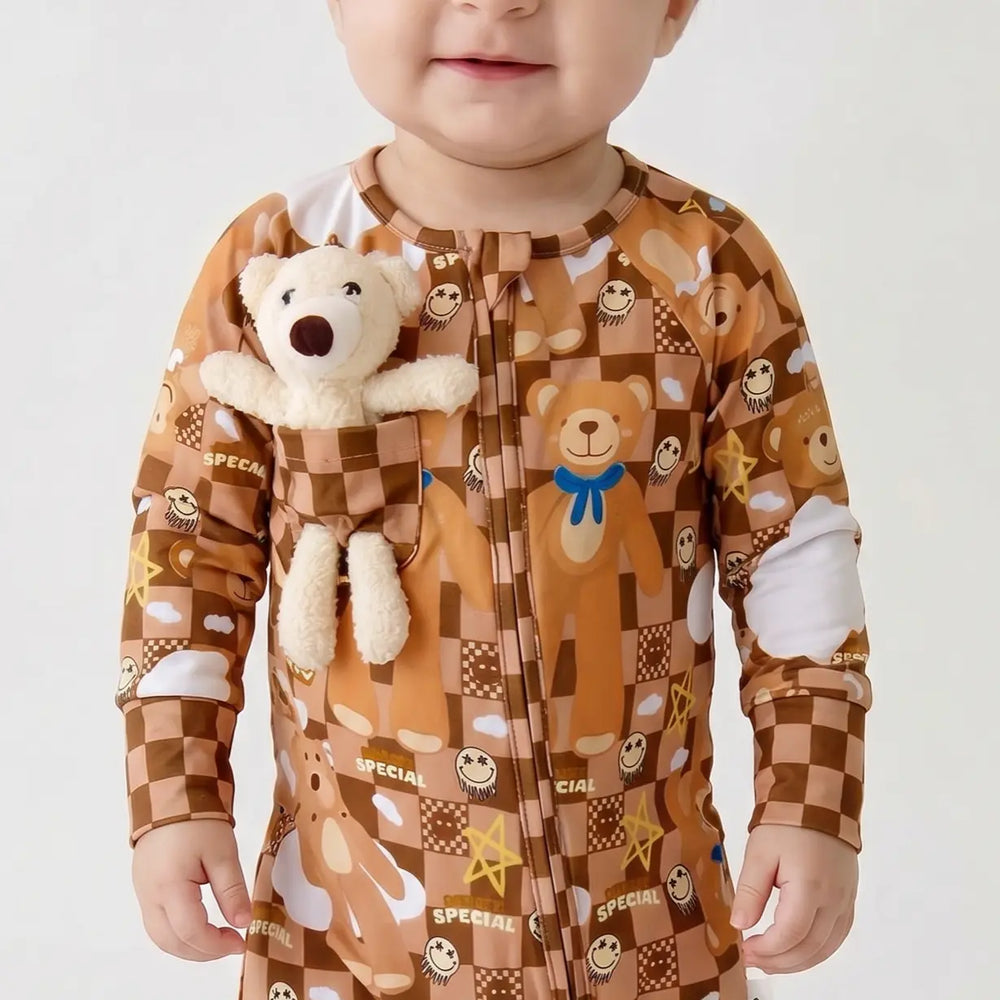 Convertible romper | Peeka bear Nik and DELLE