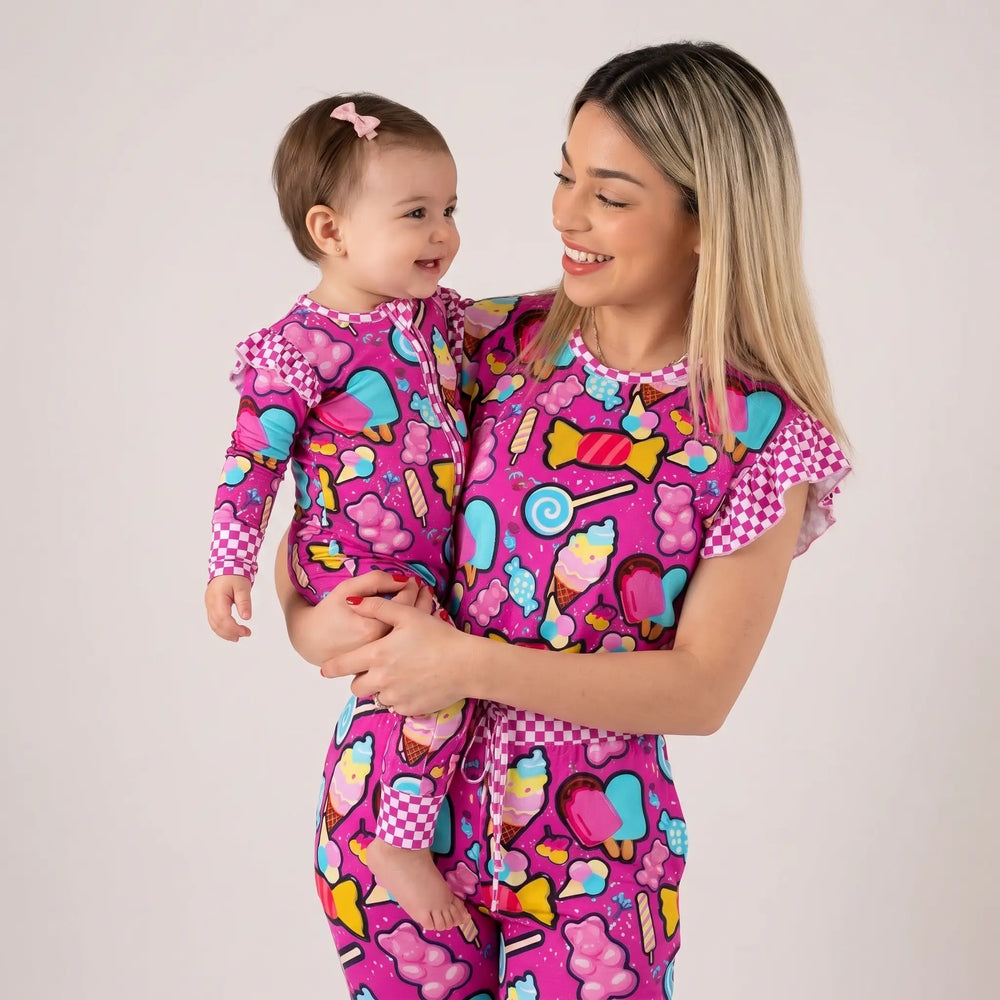 Candy shop
Women’s Ruffle Top Two Piece Set Nik and DELLE
