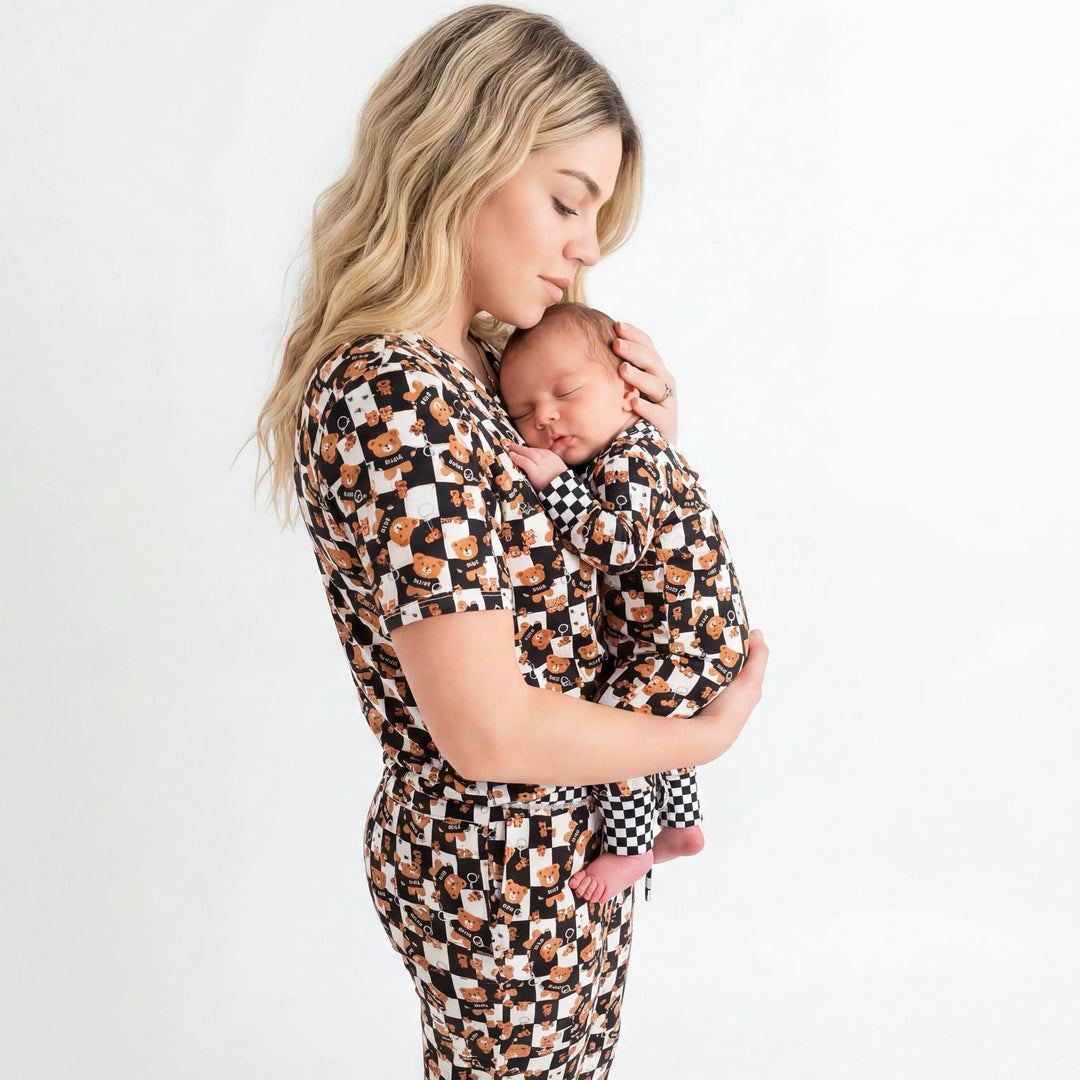 My Dear Teddy Women bamboo pajama set | Matching Pajamas | Nik&DELLE Nik and DELLE