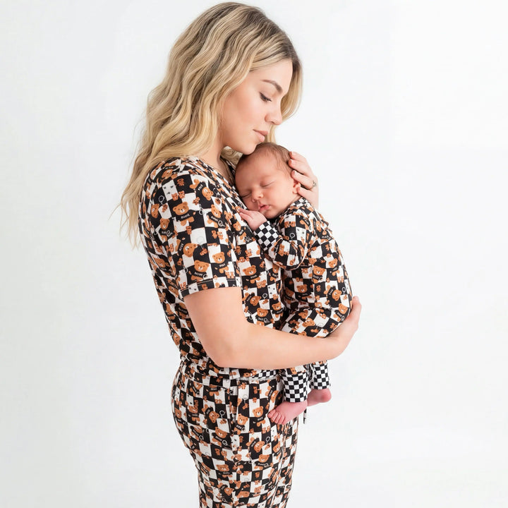 My Dear Teddy Women bamboo pajama set | Matching Pajamas | Nik&DELLE Nik and DELLE