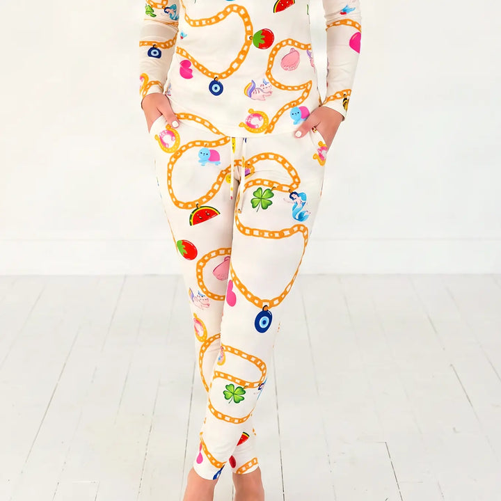 Pre-order Little Charmer Women’s Bamboo Pajama Set | Matching Loungewear Nik and DELLE