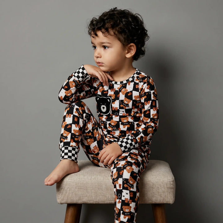 My Dear Teddy Pajama Set | Sensory-Friendly | Nik&DELLE Nik&DELLE