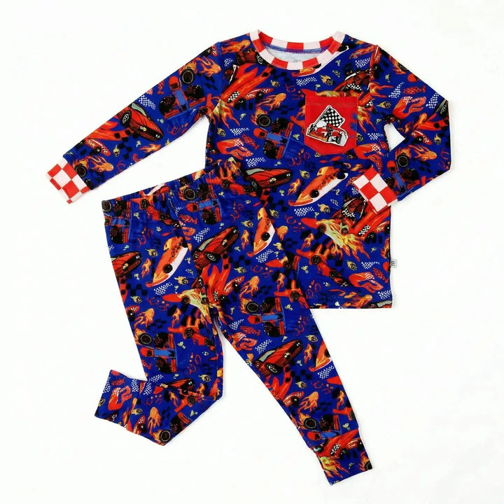 Bamboo Two Piece set | Turbo Check - Nik&DELLE