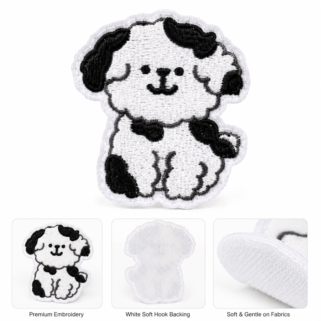 Little Puppy Embroidered Sensory Patch