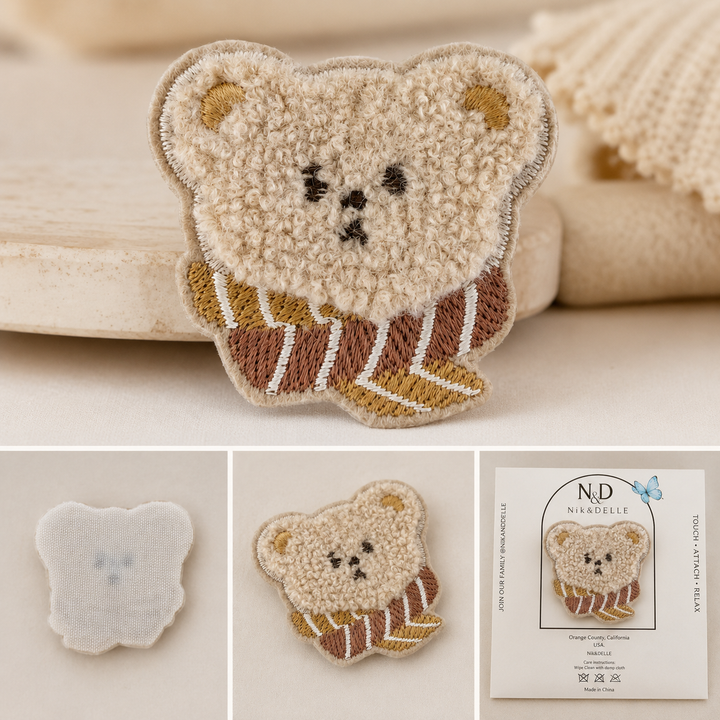 Biscuit Bear Attachable Patch
