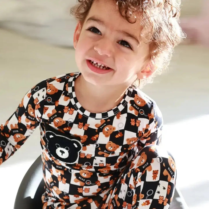 My Dear Teddy Bamboo Pajama Set | Sensory-Friendly | Nik&DELLE Nik&DELLE
