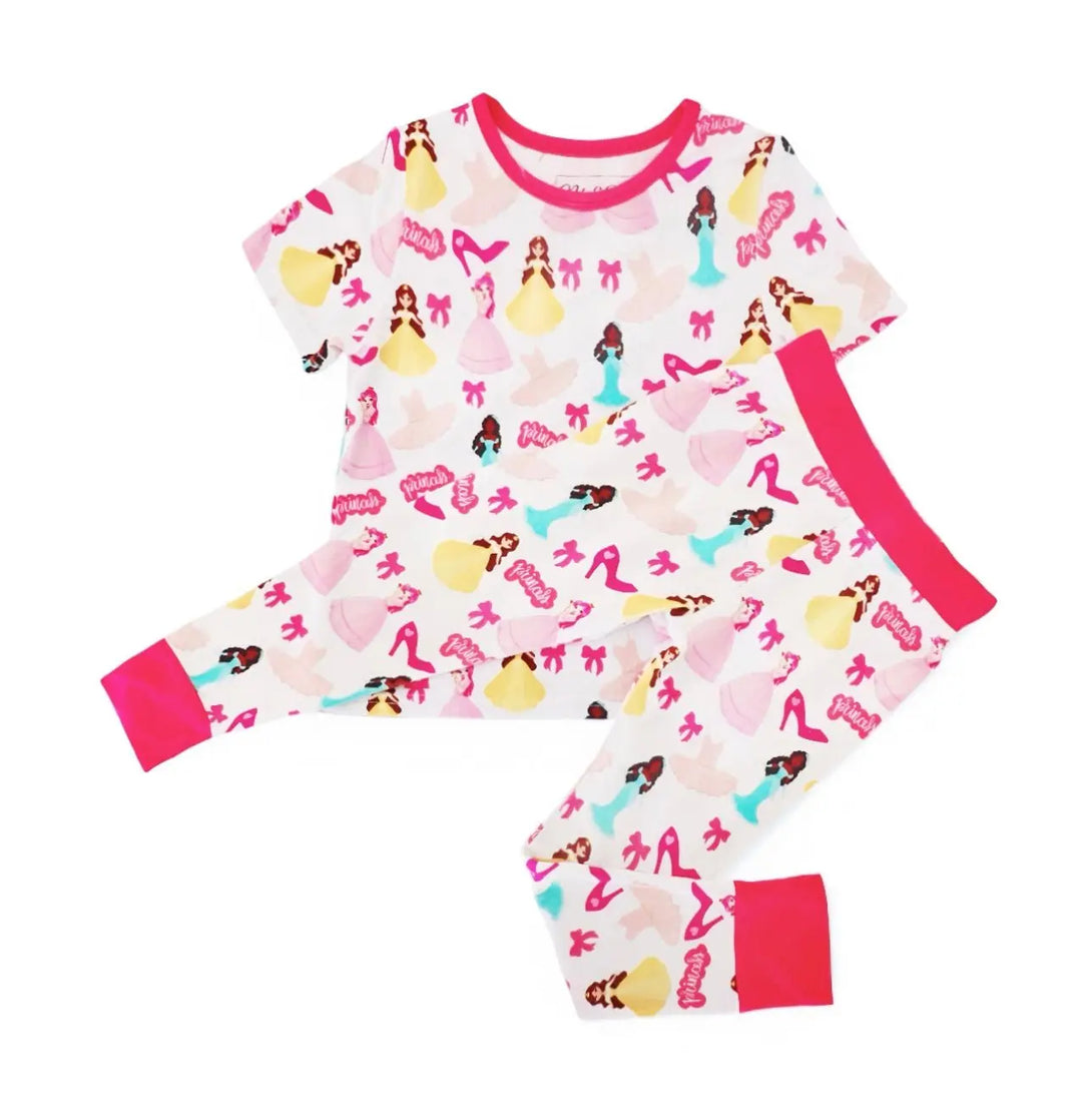 Princess party Two - Piece Pajama Set - Nik and DELLE