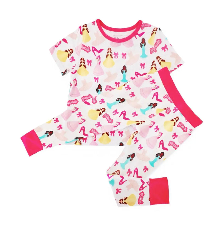Princess party Two - Piece Pajama Set - Nik and DELLE
