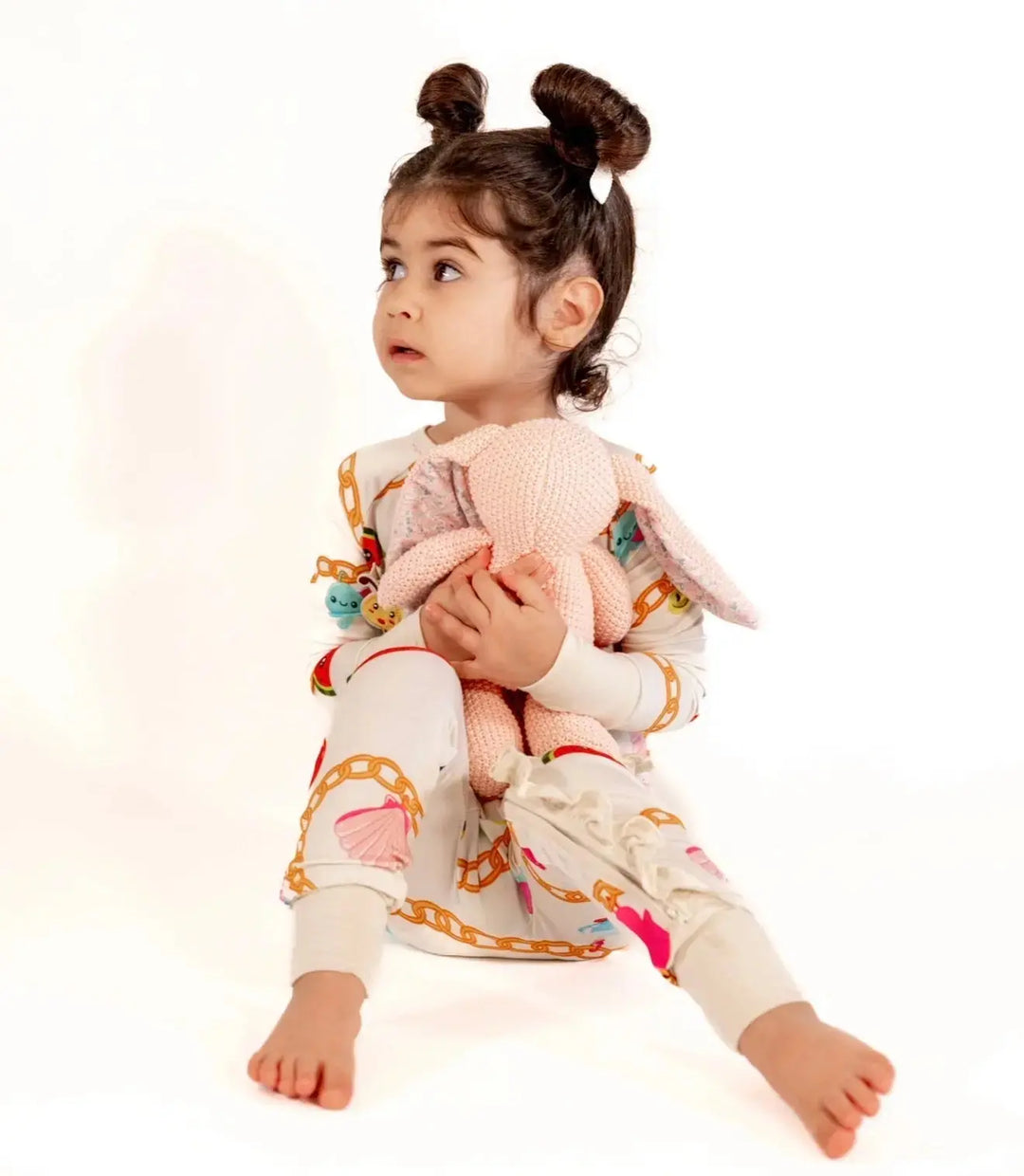 Ruffle Convertible Baby Romper in Bamboo | Little Charmer - Nik and DELLE