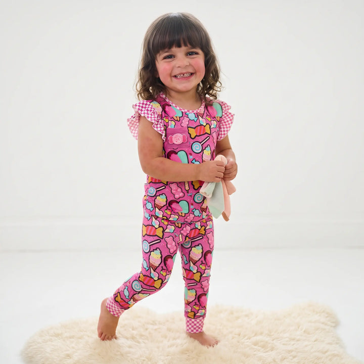 Bamboo Ruffle  Two Piece sets with Candy Patch | Candy Shop Nik&DELLE