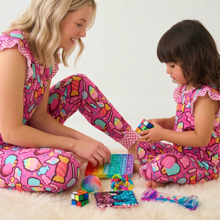 Bamboo Ruffle  Two Piece sets with Candy Patch | Candy Shop Nik&DELLE
