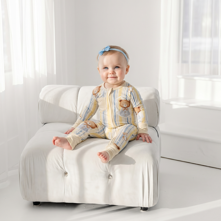 Sunday Teddy Convertible Bamboo Zipper Pajama