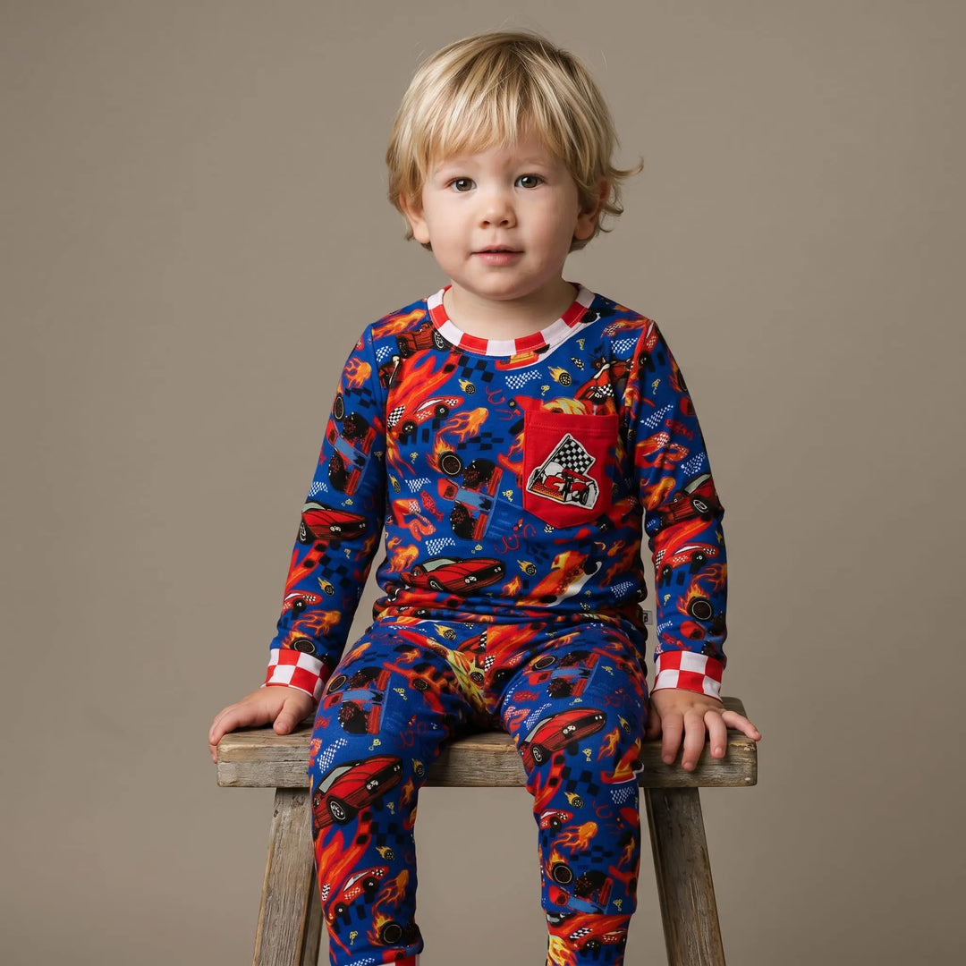 Bamboo Two Piece set | Little Racer Nik and DELLE