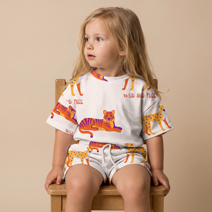 Wild & Free Tiger Oversized Cotton Set | Preorder