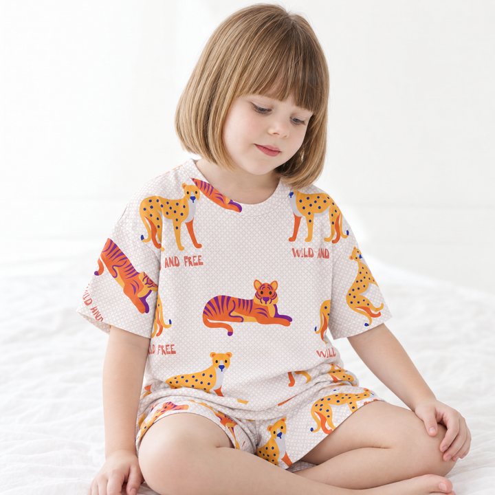 Wild & Free Tiger Oversized Cotton Set | Preorder