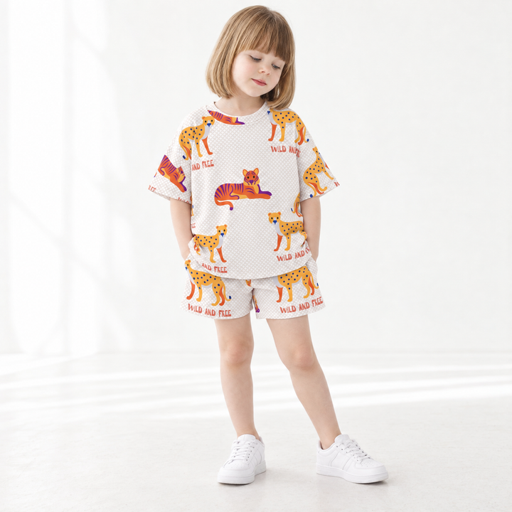 Wild & Free Tiger Oversized Cotton Set | Preorder