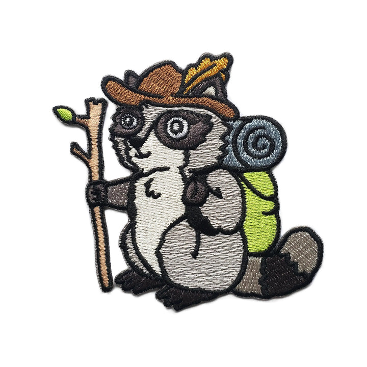 Raccoon Hiker Patch Kolorspun