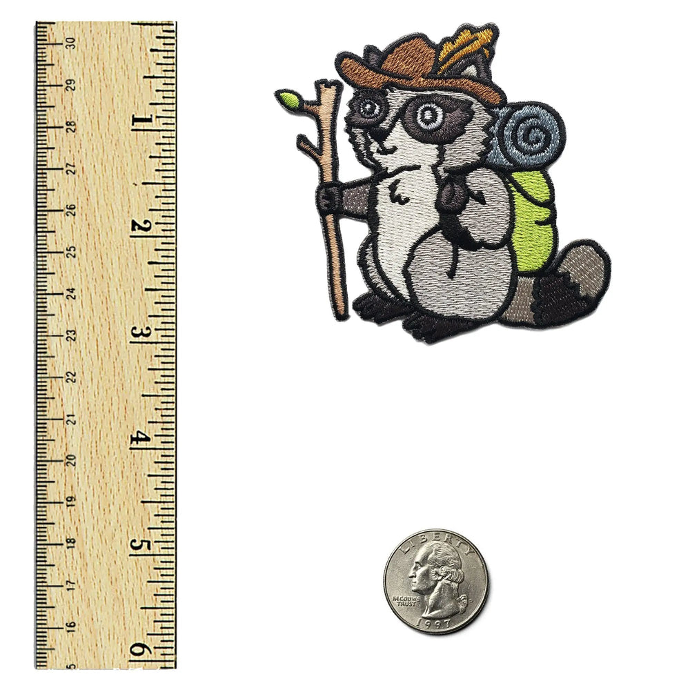 Raccoon Hiker Patch Kolorspun