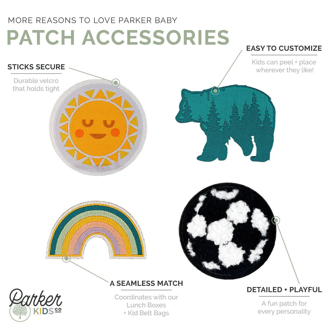 Hook and Loop Patch - Soccer Ball Parker Kids